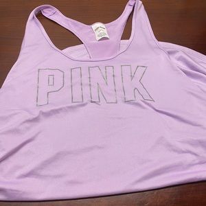 PINK razor back tank